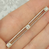 Antique Diamond Bar Pin