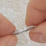 0.50ct Round Diamond Eternity Band in Platinum