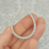 Vintage 2.40ct Diamond Lucky Horseshoe Brooch
