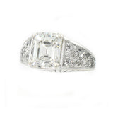 8.41ct Graff Emerald Cut Diamond Engagement Ring