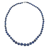 Lapis Lazuli & Diamond Bead Necklace