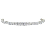 33.60ct Asscher Diamond Tennis Bracelet in Platinum