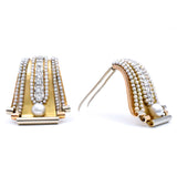 1935 Boucheron Diamond and Pearl Cuff Bracelet and Brooches