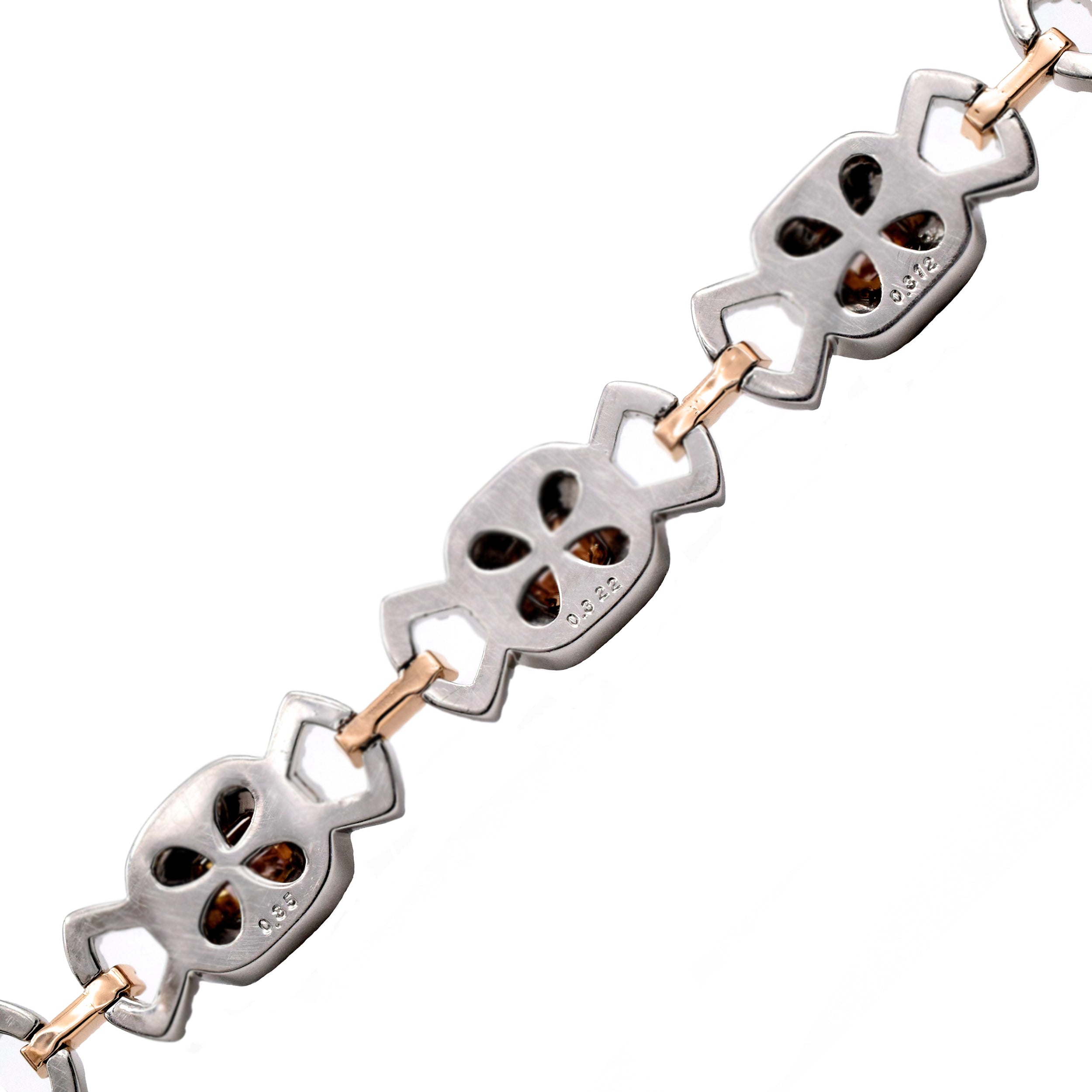 Natural Fancy Pink Diamond Bracelet