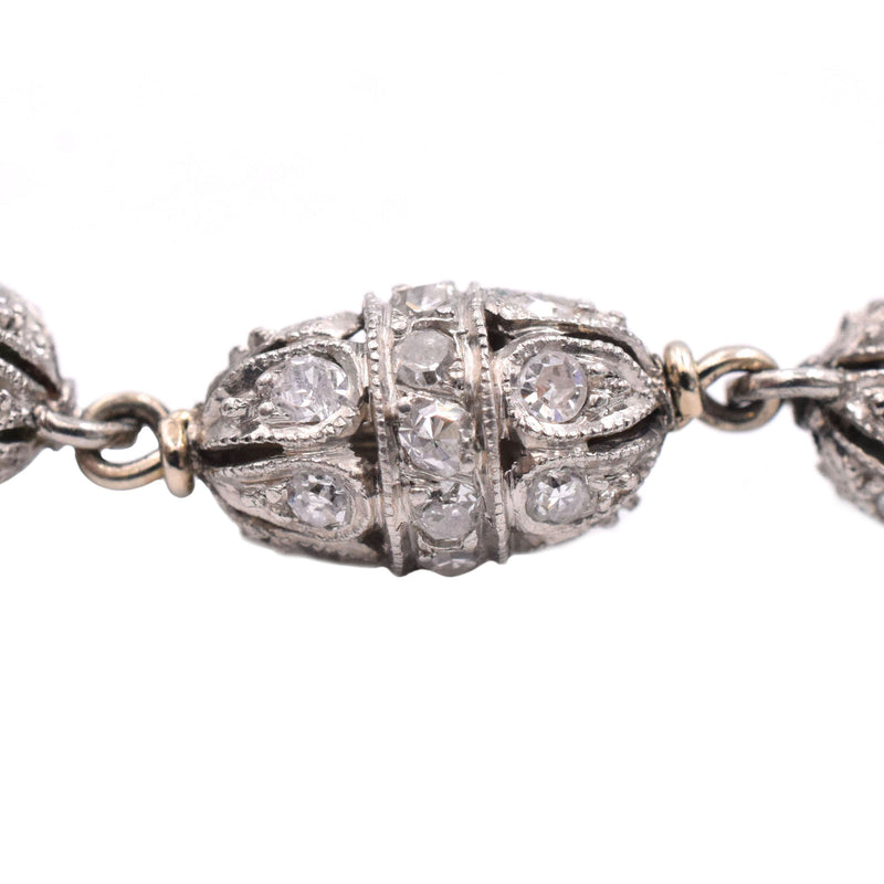 1915's Antique Emerald & Diamond Bracelet