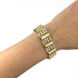 Lucien Piccard Pearl & 14k Yellow Gold Bracelet