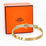 'Collier de Chein' Diamond Bangle Bracelet by Hermes