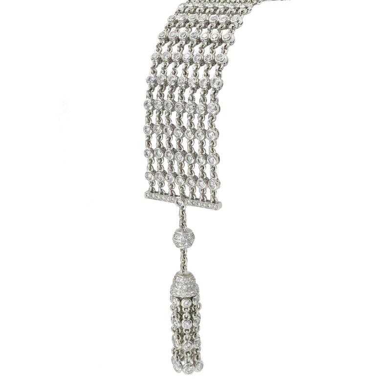 Graff 15.75ct Diamond Tassel Bracelet