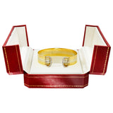 Vintage C de Cartier Diamond Cuff Bracelet