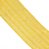 2.4" Wide 18k Yellow Gold Mesh Bracelet