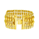 1945's Wide Gold Mesh Bracelet
