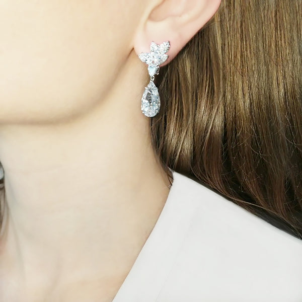 Versatile Diamond Pendant Earrings by Harry Winston