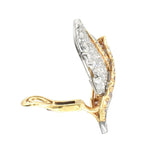 GRAFF Pink Diamond Leaf Earrings