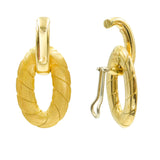 Doorknocker Earrings in 18K Yellow Gold