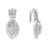 20ct Diamond Dangle Earrings by David Morris