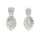 20ct Diamond Dangle Earrings by David Morris