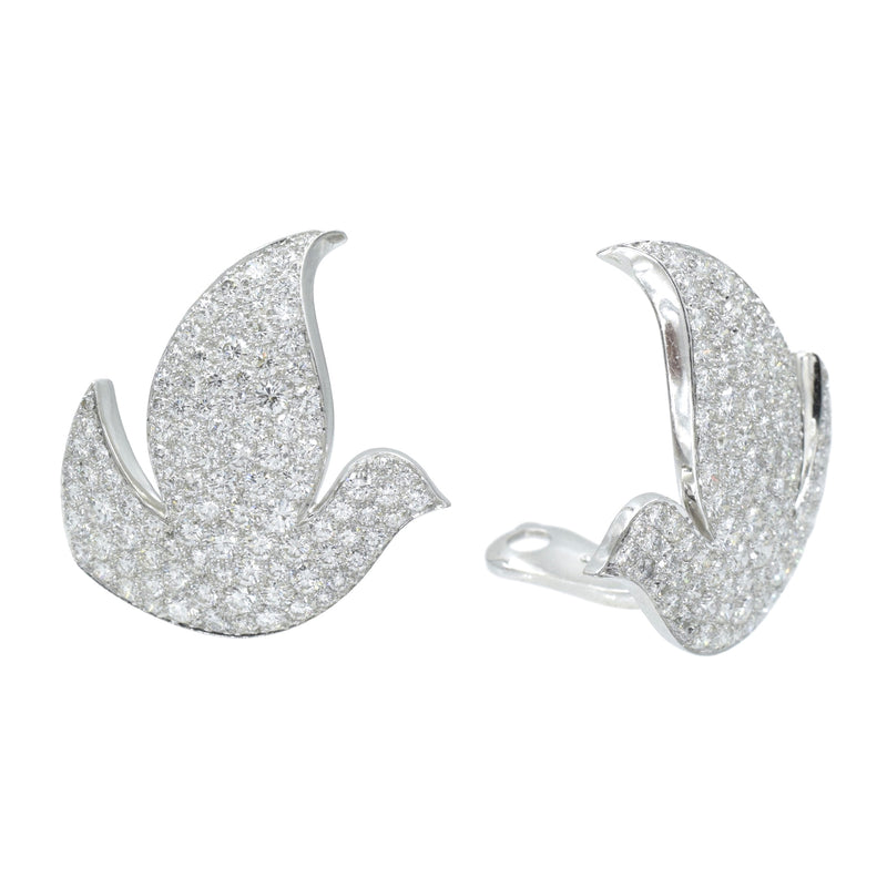 Cartier "Colombe de la Paix - Dove of Peace" diamond earrings