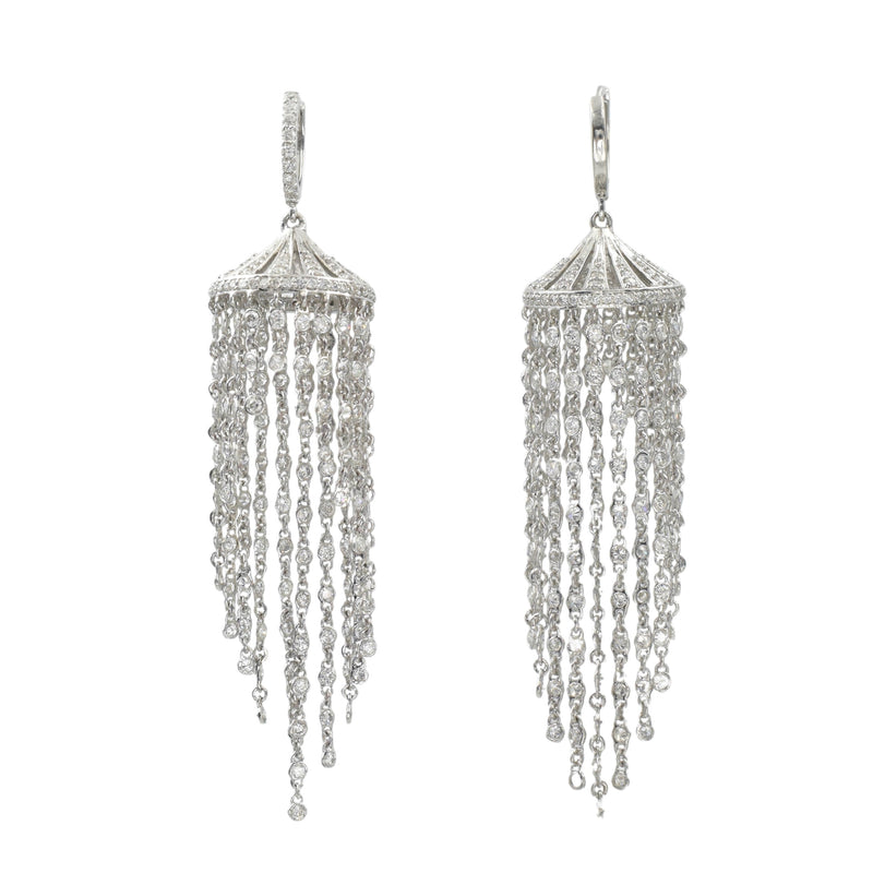 5ct Diamond Chandelier Earrings