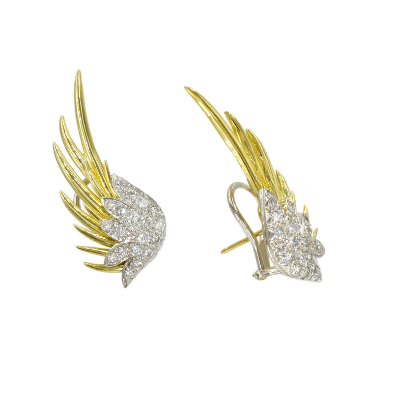 1.80ct Diamond Wings Earrings