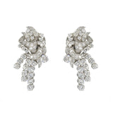 9ct Diamond Earrings in Platinum
