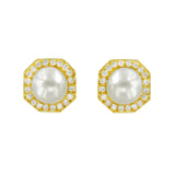 Henry Dunay Pearl & Diamond Earrings