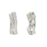 Cartier Trinity Diamond Hoop Earrings