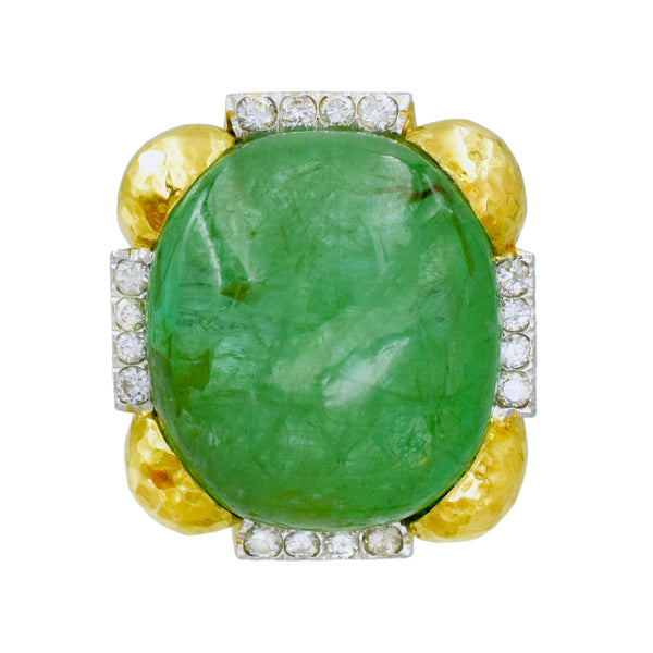 Spectacular Emerald & Diamond Ring