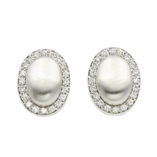 1.72ct Diamond Earrings in 18k White Gold