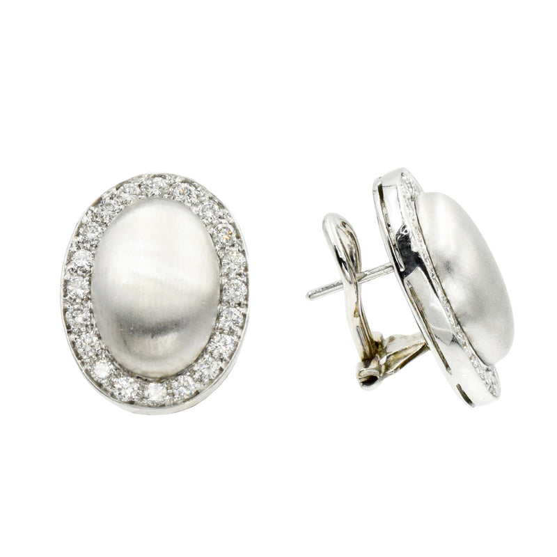 1.72ct Diamond Earrings in 18k White Gold