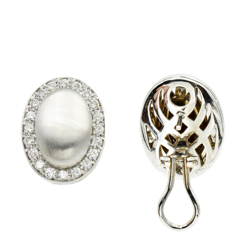 1.72ct Diamond Earrings in 18k White Gold