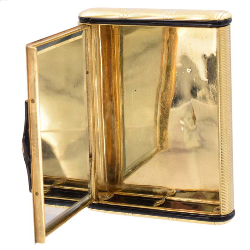 1950's Compact Mirror Box by Cartier in 18k Yellow Gold