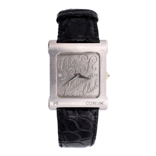 Limited Edition Diamond CORUM The Platinum Club Watch