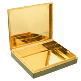 Leather and 18k Yellow Gold Case by J. Schlumberger for Tiffany & Co