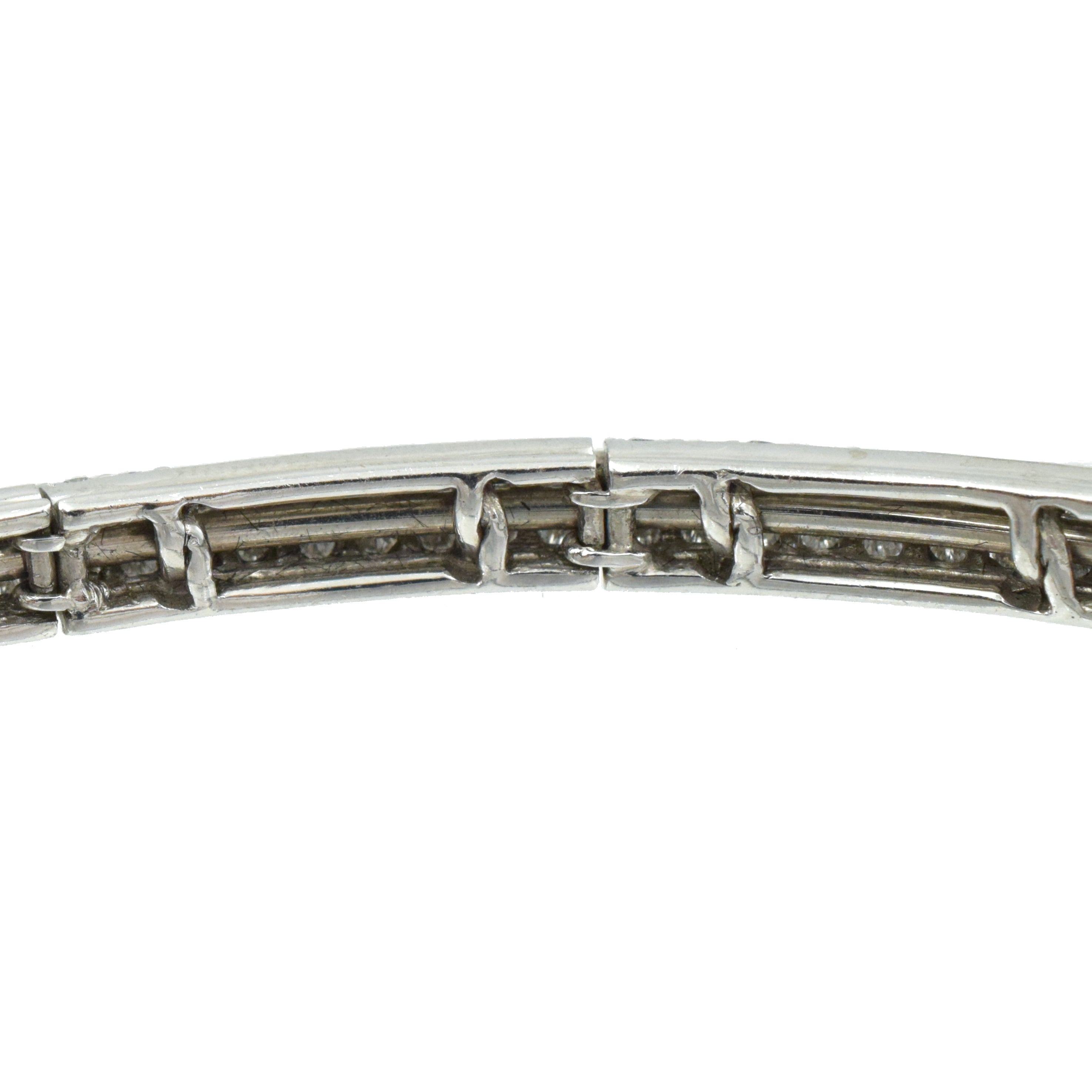 12.20ct Diamond Head Band in 18k White Gold