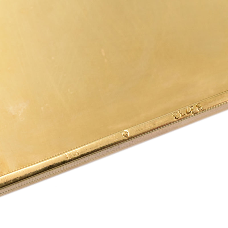 1925 Sapphire Box in 18k Yellow Gold