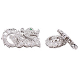 2001 Diamond Dragon Cufflinks by Cartier