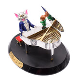 1970's "Tom and Jerry" Diamond and 18k Two-Tone Sculpture