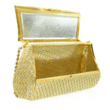 1950's Cartier 18k Gold Woven Evening Bag