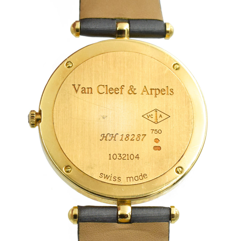 Van Cleef & Arpels "Papillon" Mother of Pearl and Diamond Ladies Wristwatch