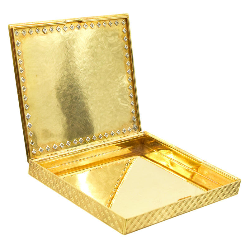 Vintage Gold & Diamond Box By Van Cleef & Arpels, France
