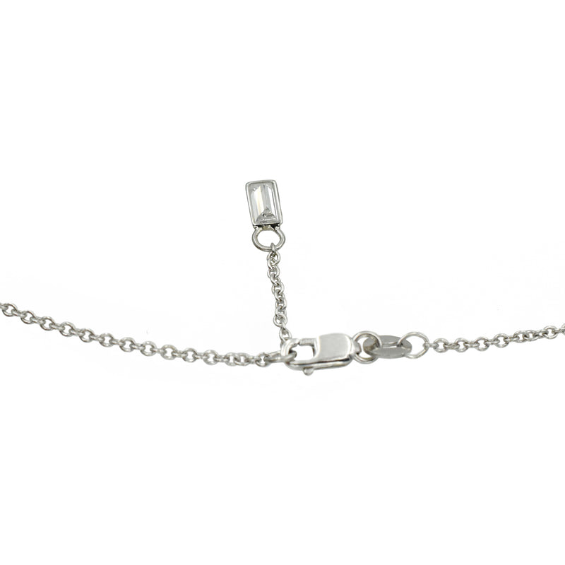3.48ct Baguette Diamond Necklace in Platinum