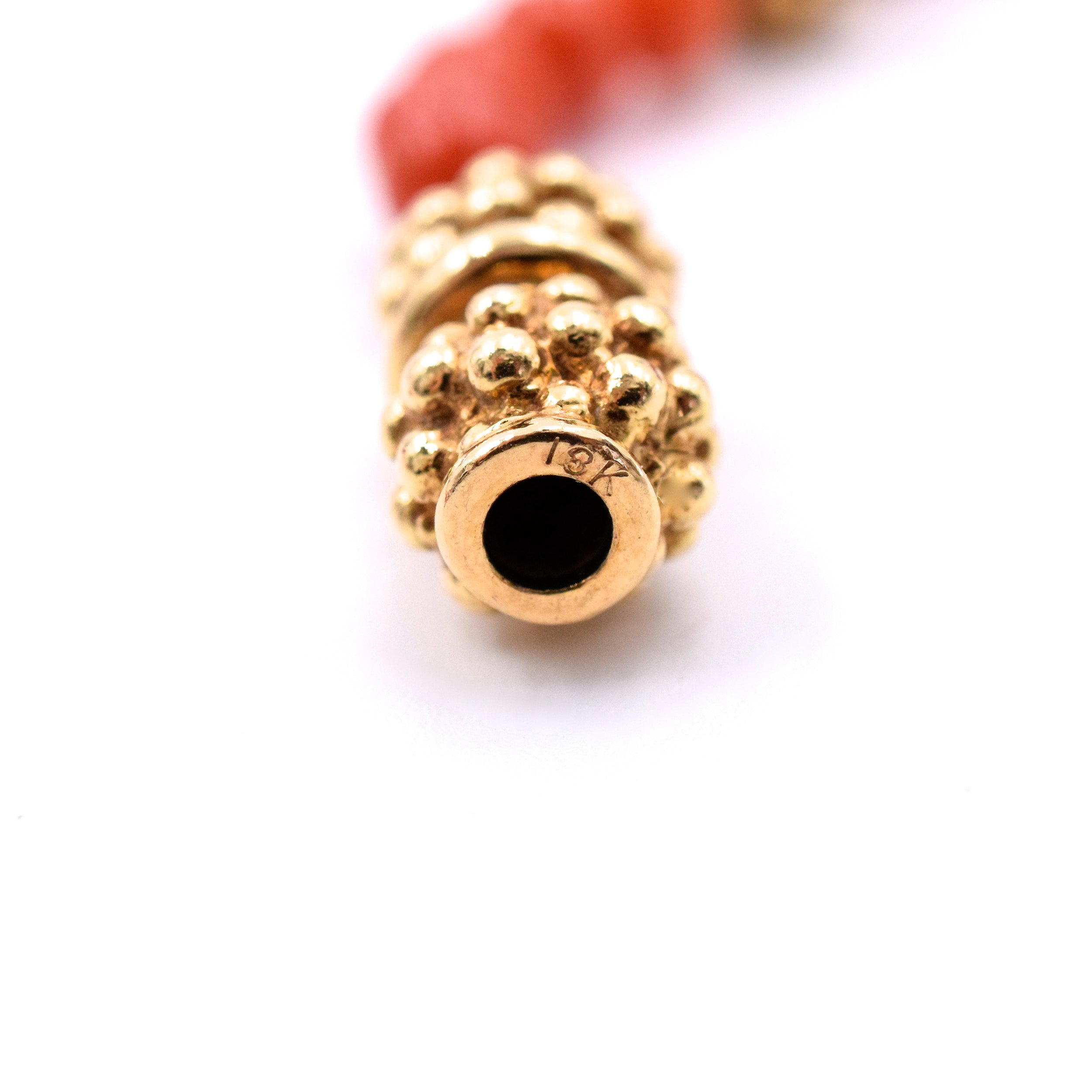 Coral & 18k Yellow Gold Necklace by Van Cleef & Arpels