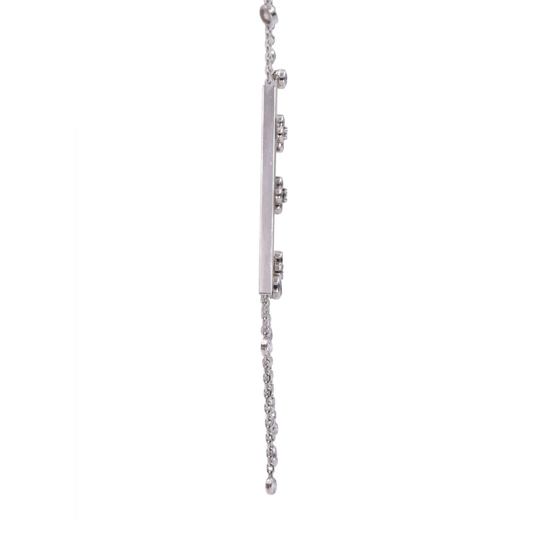 Van Cleef & Arpels 'Miroir Des Eaux' Diamond, Mother Of Pearl & Onyx Necklace