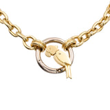 Pomellato Parrot Necklace in 18k Two-Tone Gold