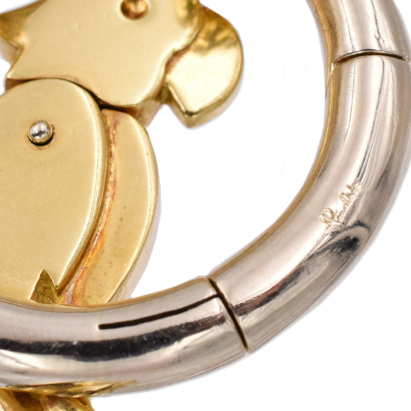 Pomellato Parrot Necklace in 18k Two-Tone Gold