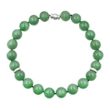17" Aventurine & Diamond Bead Necklace
