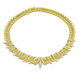 Elegant 10ct Diamond & 18k Yellow Gold Necklace