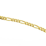 30" Figaro Chain Necklace in 14km Yellow Gold