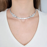 Vintage 30ct Diamond Necklace in Platinum