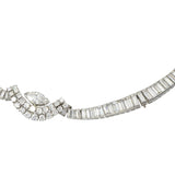 Vintage 30ct Diamond Necklace in Platinum